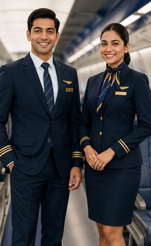 Cabin Crew Uniforms by Navjeevan FourFold